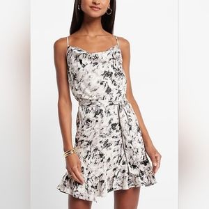 EXPRESS Satin summer dress, worn once. Perfect dress for many occasions